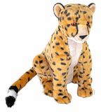 Wild Republic peluche guépard - 30 cm - peluche - assis - guépard/panthère - animaux de la jungle