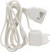 Zenitech Rallonge d'angle 230V - 3 mètres Blanc