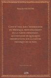 Coup d'oeil sur l'hydrologie du Mexique, principalement de la partie orientale : accompagné de quelques observations sur la nature physique de ce pays / par Henri de Saussure