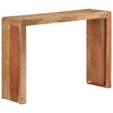 vidaXL Table murale 110x30x76 cm acacia massif