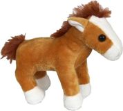 Cornelissen Pluche Knuffeldier Paardje - Lichtbruin - 19 cm