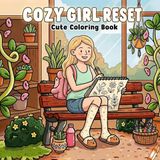 Cozy Girl Reset Coloring Book