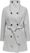 ONLY ONLEVIE Puffer Jas Vrouwen XS Grijs Melange