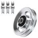 Ensemble de 8 rouleaux en plastique pour fitness et garage