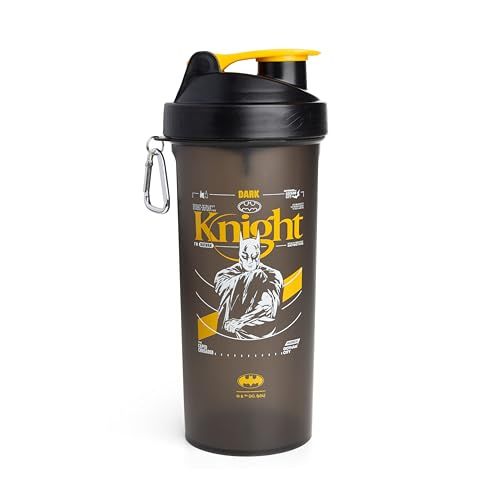 Smartshake Proteïne Shaker Fles voor Eiwitmixen - 940 ml | Shaker Cups voor eiwitshakes | Eiwitshakerfles | BPA-vrije shaker | Batman