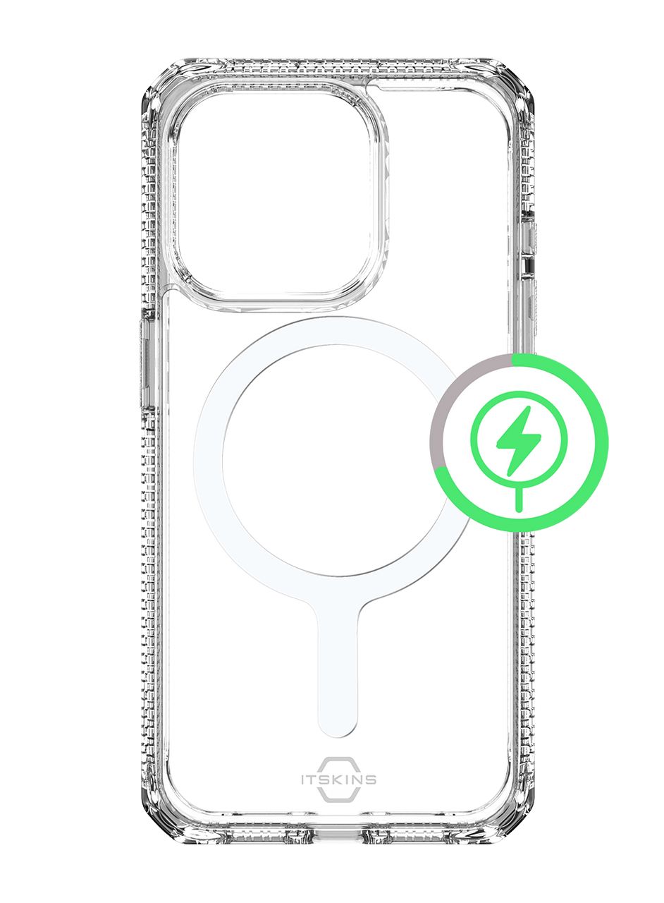 ITSKINS HYBRID R - Cover case for Apple iPhone 15 Pro Max - Transparent