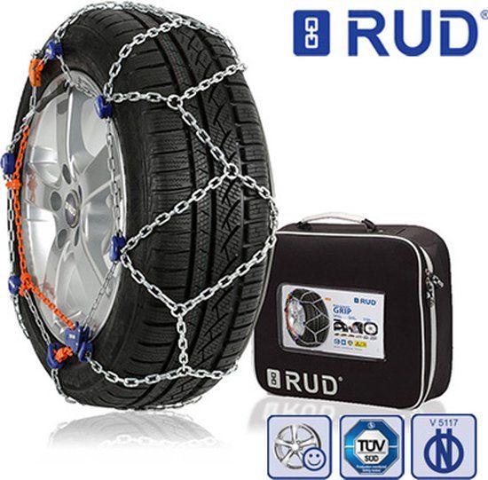 RUD GRIP 4045 - Sneeuwkettingen - 9mm - Bandenmaat: 205/75 R14, 215/70 R14, 235/60 R14, 195/75 R15, 205/70 R15, 215/65 R15, 225/60 R15, 195/65 R16, 205/60 R16, 215/55 R16, 225/50 R16, 245/45 R16, 195/55 R17, 225/45 R17, 235/40 R17, 205/45 R18, 215/45 R18, 235/35 R18