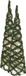 Gerimport 2x stuks kerstverlichting figuren Led kegel/Pyramide kerstbomen draad/groen 78 cm 60 warm witte lampjes