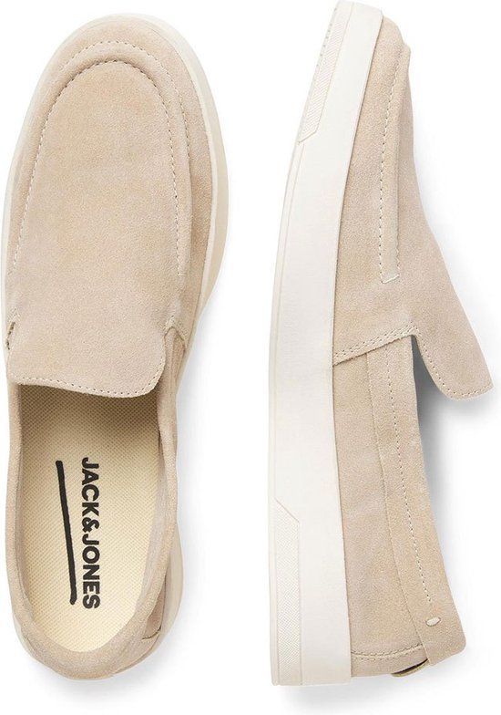 JACK & JONES JFWMACCARTNEY Suede Loafers - Men - Size 45 - Sand