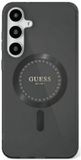 Guess IML Rhinestones Back Cover Geschikt voor Samsung Galaxy S25 - Zwart