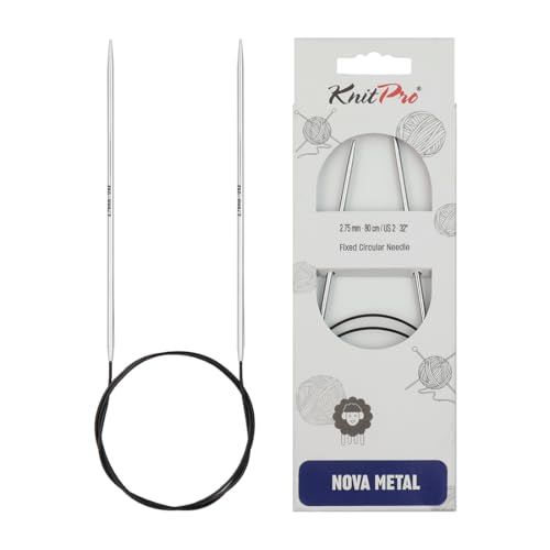 KnitPro Nova Metal rondbreinaalden 60cm 2.75mm