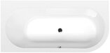 Polysan Astra Links inbouw hoekbad Acryl 165x80 cm - Wit