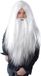 Bristol Novelty Ltd Bristol Novelty Mens Long Wizard Wig And Beard (White)