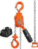 VEVOR Mini Hefboomtakel 0,25T Draagvermogen Kettingtakel 260N Trekkatrol 1,40m Hefhoogte Rateltakel