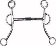 Filetto HKM Western Snaffle Bit met Shanks Billy Allen 125mm