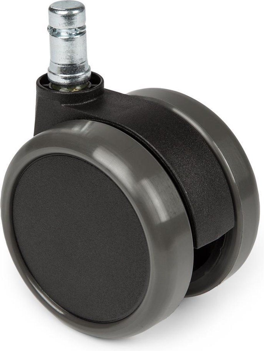HJH OFFICE Bureaustoel Wiel - Zwart - 5x Rolo 11mm/65mm