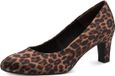Tamaris Dames Hoge Hakken Sleehak Luipaardprint Bont Textiel 41 EU