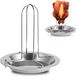 Ibenzoa® Kippenbrader Houder – Roestvrij Stalen Grillstandaard voor Camping & Outdoor