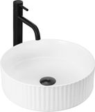 Rea Delia Opzetwastafel Wit 36x36 cm