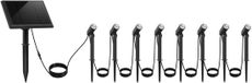 lumisky Set van 8 gekoppelde zonne-spotlights 100LM ROUNDY MINI