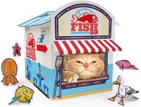 Suck UK Cat Kiosk Kattenspeelhuis - Rood