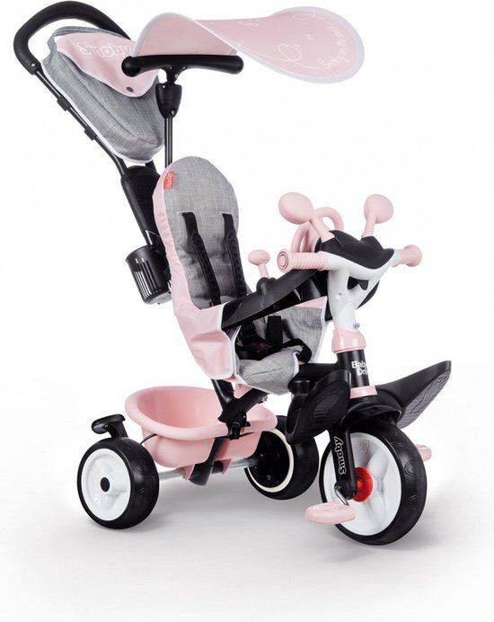 smoby Baby Driver Plus Roze Driewieler