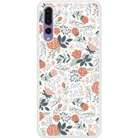 P20 Pro Dance of the roses Beschermende siliconen case