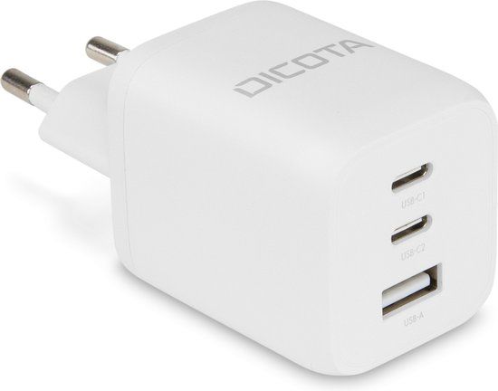 Dicota D32054 oplader voor mobiele apparatuur Universeel Wit AC Snel opladen Binnen
