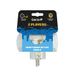 Garza Transparante adapter, dubbel stopcontact met aarding, 2 stopcontacten, kinderbeveiliging, compact en veilig design, maximaal vermogen 3680 W, 10 A, gebruik binnenshuis IP20, garantie 3 jaar
