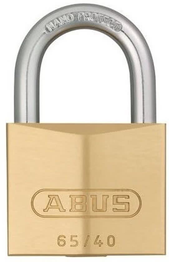 Abus hangslot GS 40 mm messing gelijksluitend serie 405