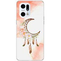 Oppo Siliconen hoesje compatibel met Oppo Find X5 Pro Dreamcatcher Moon