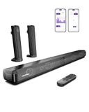 ULTIMEA Apollo S40 Pro 2.2-soundbar voor tv's, afneembare 2-in-1-soundbar, tv-luidspreker met verschillende equalizermodi die je via een app kunt aanpassen, Bluetooth 5.3, ARC/Optical