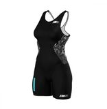 Z3R0D Korte trifunctionele jumpsuit voor dames Racer