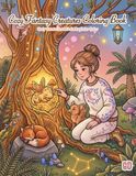 COZY FANTASY CREATURES COLORING BOOK: Gentle Magical Friends, Cozy Fantasy Moments & Peaceful Adventures