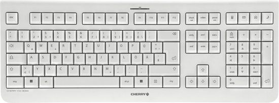 CHERRY KW 3000 Toetsenbord Universeel RF Draadloos QWERTZ Duits Wit
