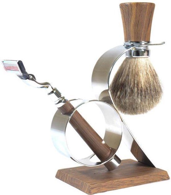 Gerard Brinard Scheerset Scheerkwast Synthetisch Haar Fusion Scheermes Kunststof