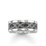 Thomas Sabo Unisex Ring Zirconia Zilver Maat 58 TR2006-051-11
