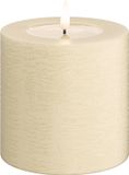 DeLuxe Homeart Unique Bougie LED 10x10cm Crème
