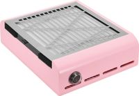 Aspirateur à poussière d'ongles - Appareil d'aspiration - 40 W - 4500 tr/min - Avec filtre - Convient pour acrylique et polygel - Rose