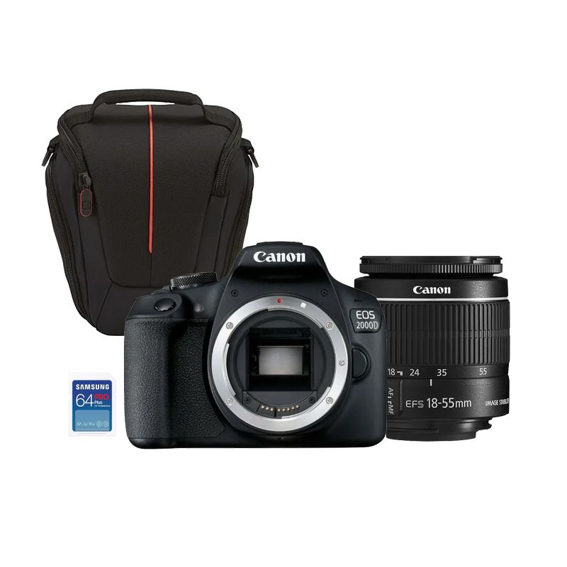 Canon EOS 2000D + 18-55mm DC III Starter Kit