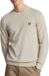 Lyle & Scott Cotton Merino Crew Neck Jumper Beige Heren Maat XXL