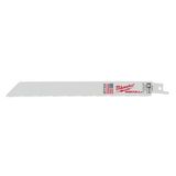 Milwaukee SAWZALL SAB Slap 200 mm 8/12 Dent-5 stuks 48005093, gietijzer, pak van 1