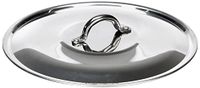 Pentole Agnelli Aluminium rond deksel met stalen brug, diameter 24 cm.