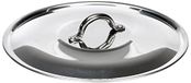 Pentole Agnelli Aluminium rond deksel met stalen brug, diameter 24 cm.