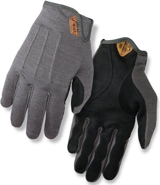 Giro D'Wool Handschoenen Heren, grijs/zwart