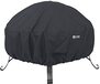 Classic Accessories Ronde Vuurplaats Cover, Zwart (91cm, L)