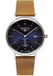 Bauhaus Herenhorloge 2130-3 Blauw/Zilverkleurig RVS Analoog Quartz