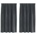 vidaXL Gordijnen 2 st lichtgrijs 140 x 140 cm fluweel