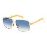 GAFAS David Beckham Zonnebrillen DB 7102/S 06S/08 Goudkleurig Metaal