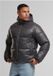 Urban Classics Shiny With Hood Gewatteerd jack - L - Grijs